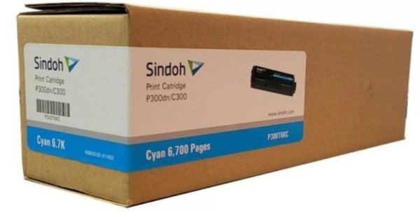 Картридж Sindoh P300T6KC-W оригинальный голубой тонер-картридж для МФУ C300
