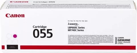 Тонер Картридж Canon 055 M 3014C002 пурпурный (2100стр.) для Canon MF746Cx/MF744Cdw/MF742Cdw