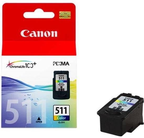 Картридж CL-511 color для CANON  iP2700/MP240/250/252/260/270/272/480/490 244стр. (2972B001/2972B007)