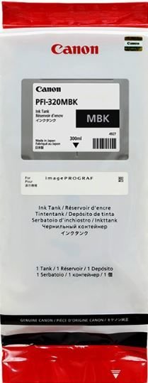 Картридж струйный Canon PFI-320 MBK 2889C001 черный матовый (300мл) для Canon imagePROGRAF TM-200/205