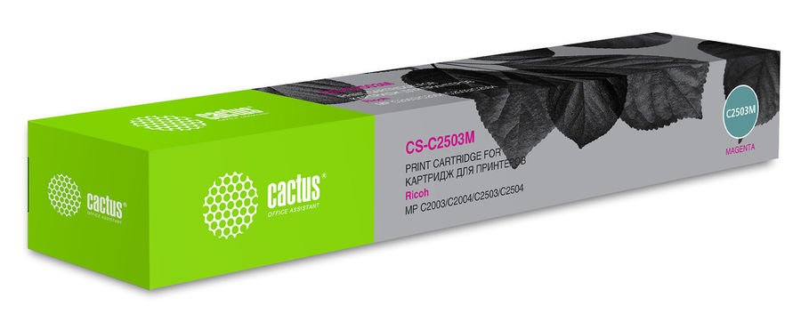 Тонер Картридж Cactus CS-C2503M пурпурный (9500стр.) для Ricoh Aficio MP C2003SP/MP C2004ASP/MP C2011SP