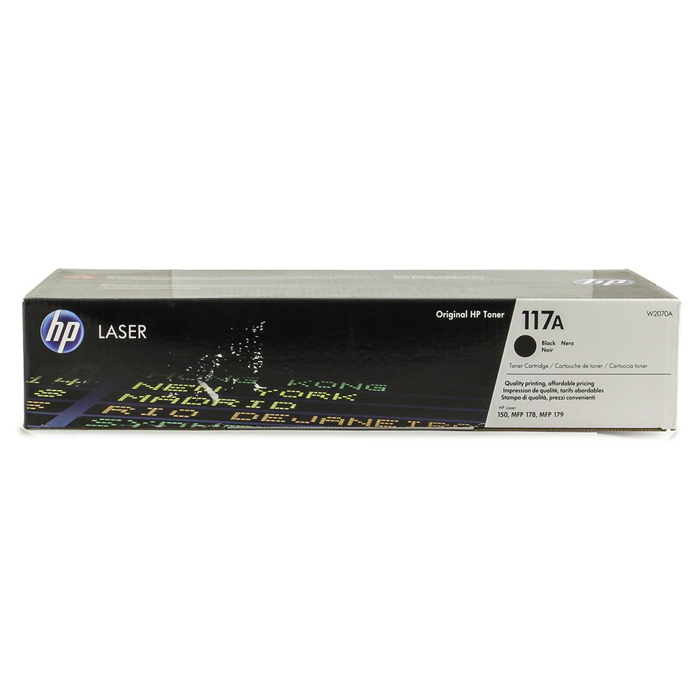 Картридж лазерный HP 117 W2070A черный (1000стр.) для HP Laser 150/MFP 178/179