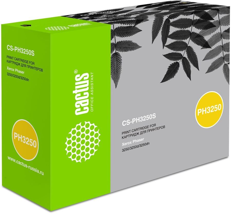 Тонер Картридж Cactus CS-PH3250S 106R01373 черный для Xerox Phaser 3250/3250d/3250dn (3500стр.)