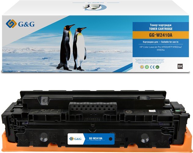 Картридж лазерный G&G GG-W2410A черный 1050стр для HP Color LaserJet Pro M155 MFP M182nw/M183fw