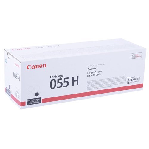 Картридж лазерный Canon 055 H BK 3020C002 черный (7600стр.) для Canon MF746Cx/MF744Cdw/MF742Cdw/LBP664Cx/663Cdw