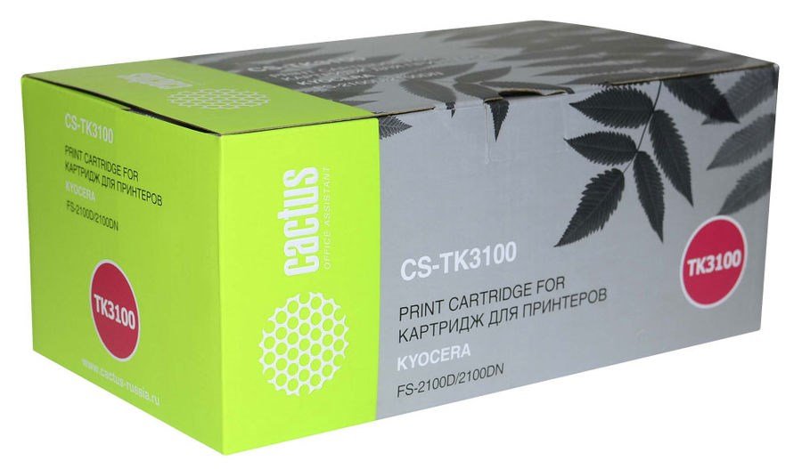 Тонер Картридж Cactus CS-TK3130 черный для Kyocera Mita FS 4200/4300/4200DN/4300DN/M3550idn Ecosys/60idn (25000стр.)