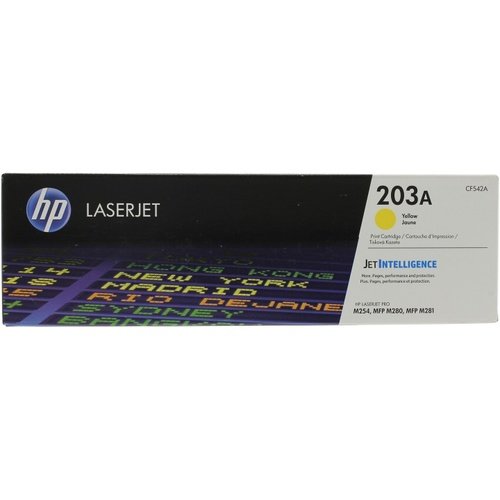 Картридж лазерный HP 203A CF542A желтый (1300стр.) для HP M254/280/281