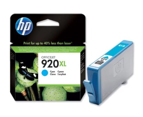 Картридж струйный HP 920XL CD972AE голубой для HP OJ 6000/6500