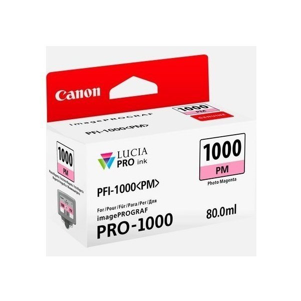Картридж струйный Canon PFI-1000 PM 0551C001 фото пурпурный для Canon Pixma MG5740/MG6840/MG7740