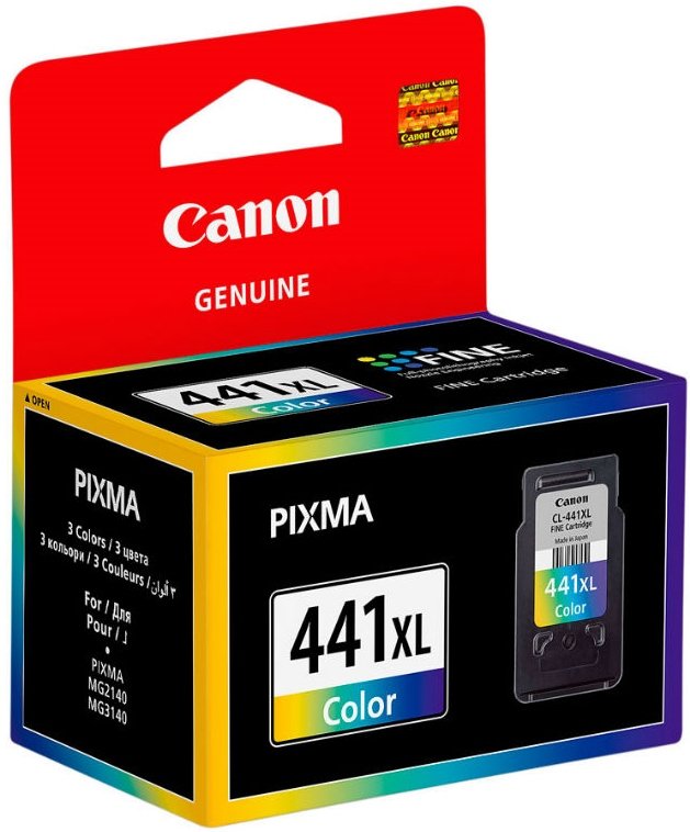 Картридж струйный Canon CL-441XL 5220B001 многоцветный для Canon MG2140/3140