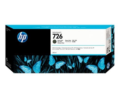 Картридж струйный HP 726 CH575A черный матовый (300мл) для HP DJ