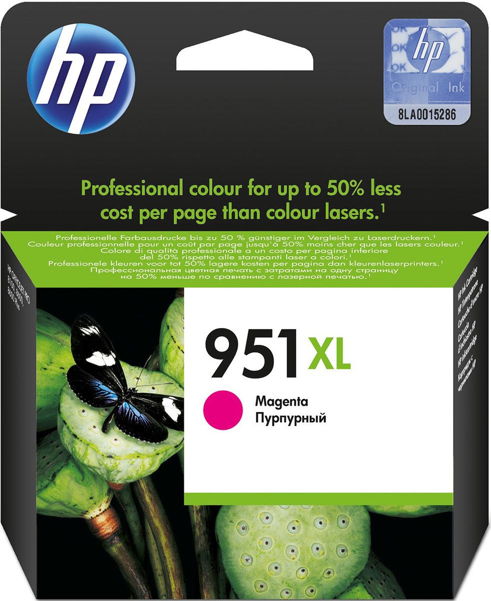 Картридж струйный HP 951XL CN047AE пурпурный (1500стр.) для HP OJ Pro 8100/8600