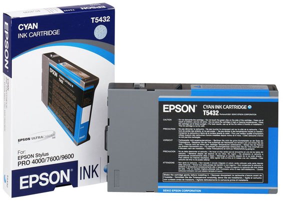 Картридж струйный Epson T5435 C13T543500 светло-голубой (110мл) для Epson St Pro 7600/9600