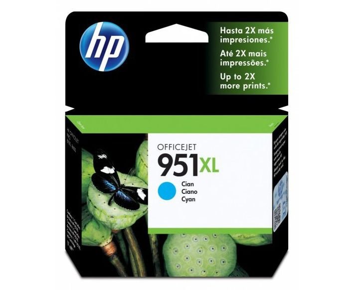 Картридж струйный HP 951XL CN046AE голубой (1500стр.) для HP OJ Pro 8100/8600