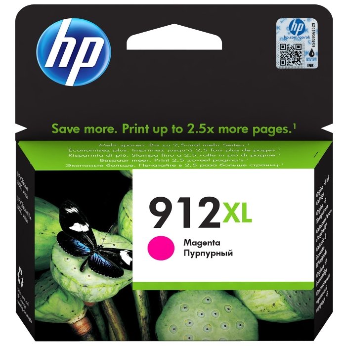 Картридж струйный HP 912 3YL82AE пурпурный (825стр.) для HP OfficeJet 801x/802x
