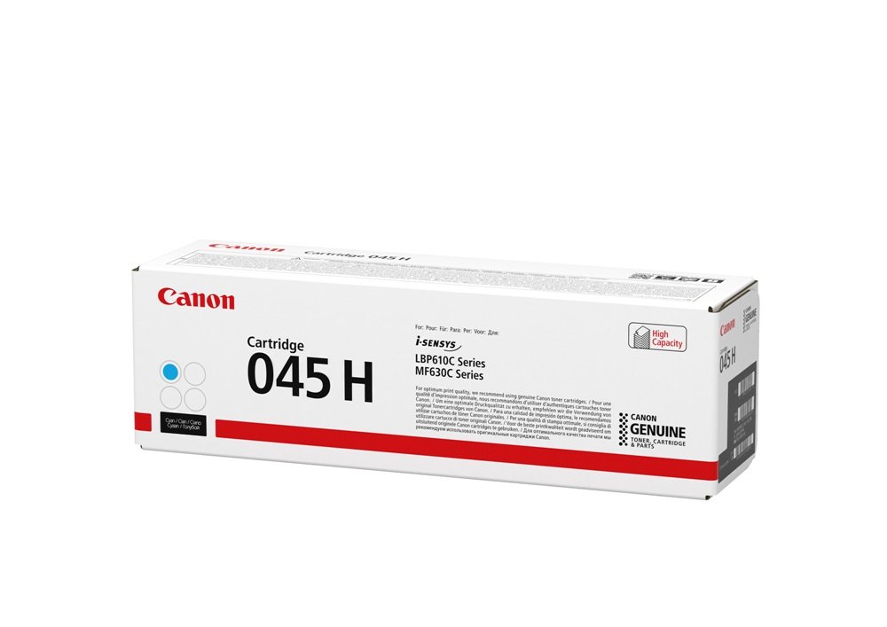 Картридж лазерный Canon 045 H C 1245C002 голубой (2200стр.) для Canon i-SENSYS MF630