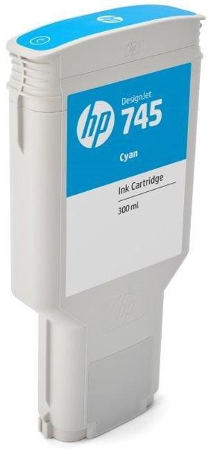 Картридж HP F9K03A 745 300-ml Cyan Ink Cartridge