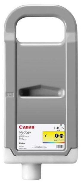 Картридж Canon 6684B001 PFI-706 Y