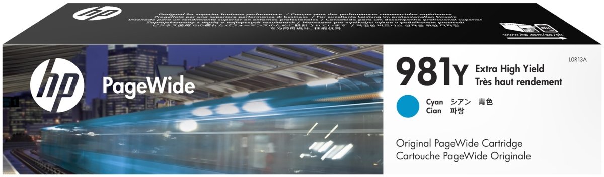 Картридж HP 981Y L0R13A голубой Original PageWide Crtg