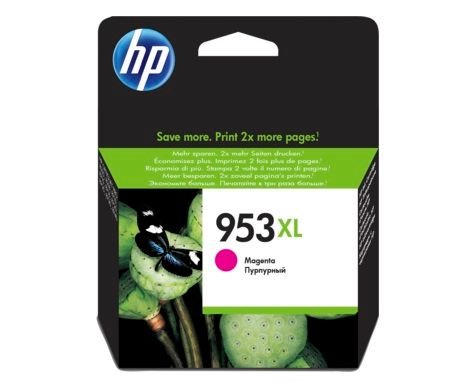 Картридж струйный HP 953XL F6U17AE пурпурный (1600стр.) для HP OJP 8710/8715/8720/8730/8210/8725