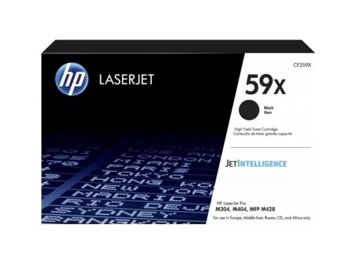Картридж лазерный HP 59X CF259XH черный (10000стр) для HP LJ M304/M404/MFP M428 (техн.упак)