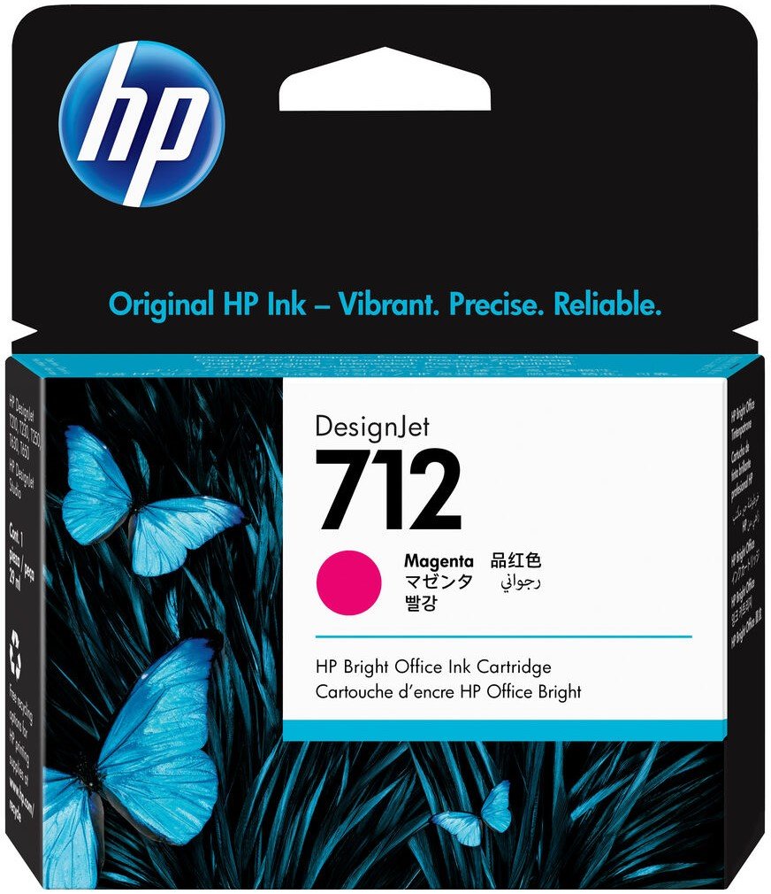 Картридж HP DesignJet 712 Magenta 29 мл (3ED68A)