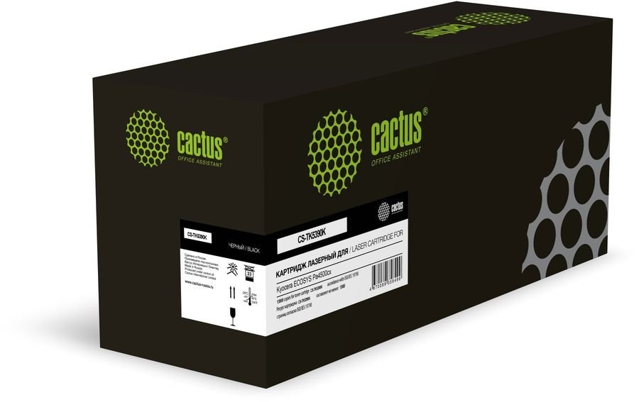 Картридж лазерный Cactus CS-TK5390K черный 13000стр для Kyocera Ecosys PA4500cx с чипом