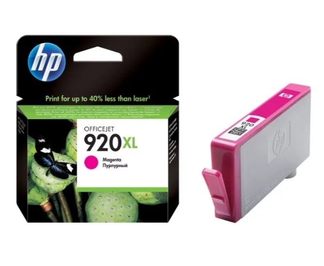 Картридж струйный HP 920XL CD973AE пурпурный (700стр.) для HP OJ 6000/6500