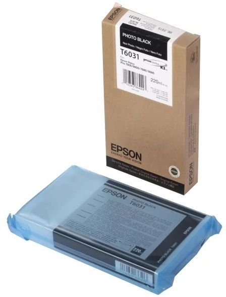 Картридж струйный Epson T6031 C13T603100 черный (220мл) для Epson St Pro 7880/9880