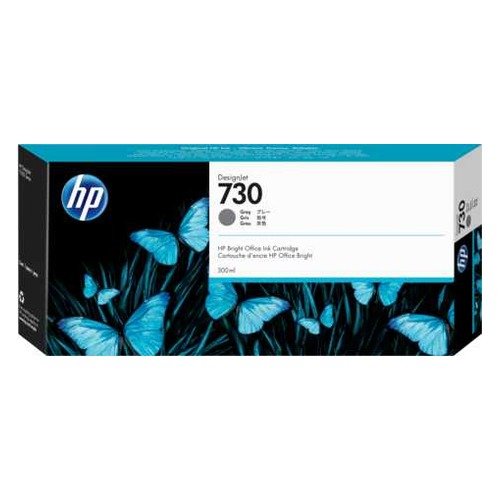 Картридж струйный HP 730 P2V72A серый