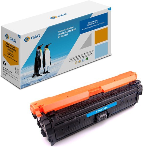 Картридж лазерный G&G GG-CE341A голубой 15000стр для HP CLJ M775