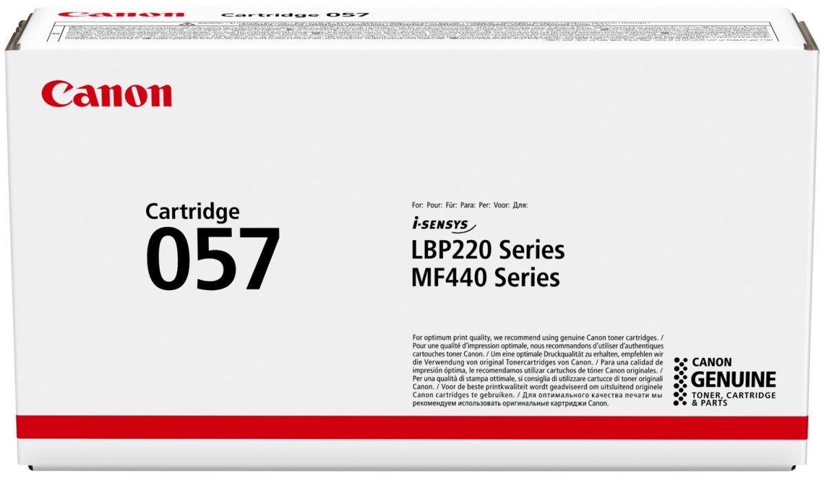 Картридж Canon 057 для MF449x/MF446x/MF445dw/MF443dw, LBP225x/LBP226dw/LBP223dw. Чёрный. 3100 страниц.