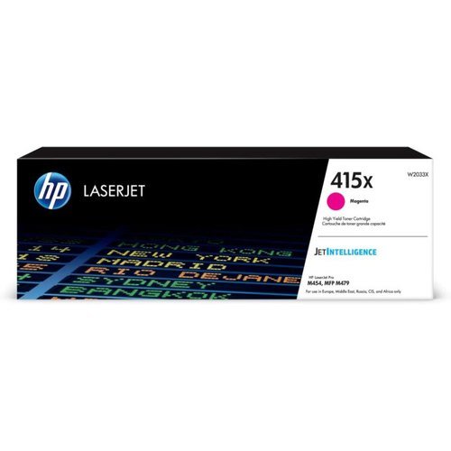 Картридж HP 415X лазерный повышенной емкости пурпурный (6000 стр)