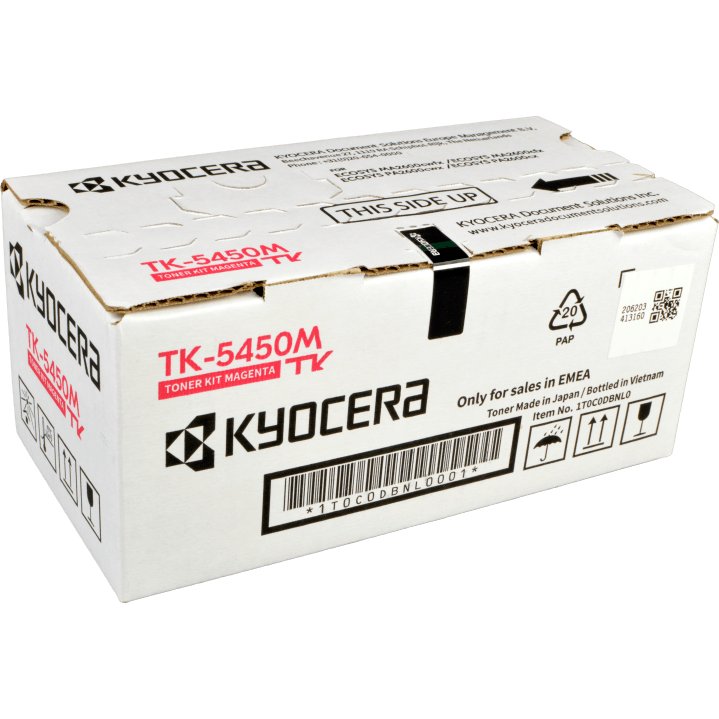 Картридж лазерный Kyocera TK-5450M 1T0C0DBNL0 пурпурный 3200стр для Kyocera Kyocera Ecosys PA2600cx, Ecosys PA2600cwx, Ecosys MA2600cfx