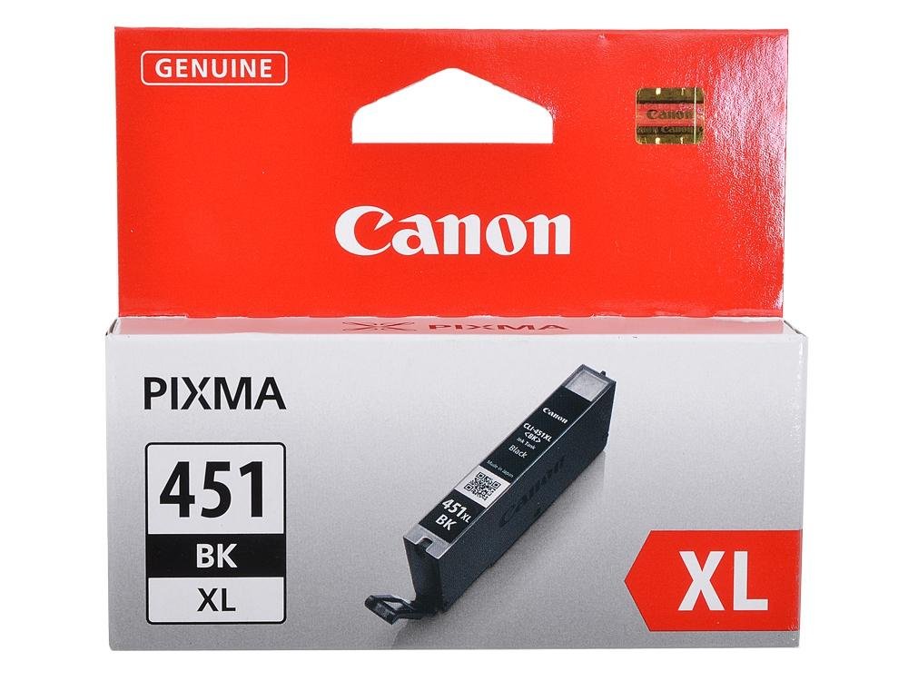Картридж CLI-451XLBK 6472B001 черный для Canon Pixma iP7240/MG6340/MG5440