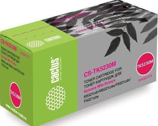 Картридж лазерный Cactus CS-TK5230M-MPS пурпурный 4400стр для Kyocera Ecosys M5521cdn/M5521cdw/P5021cdn/P5021cdw