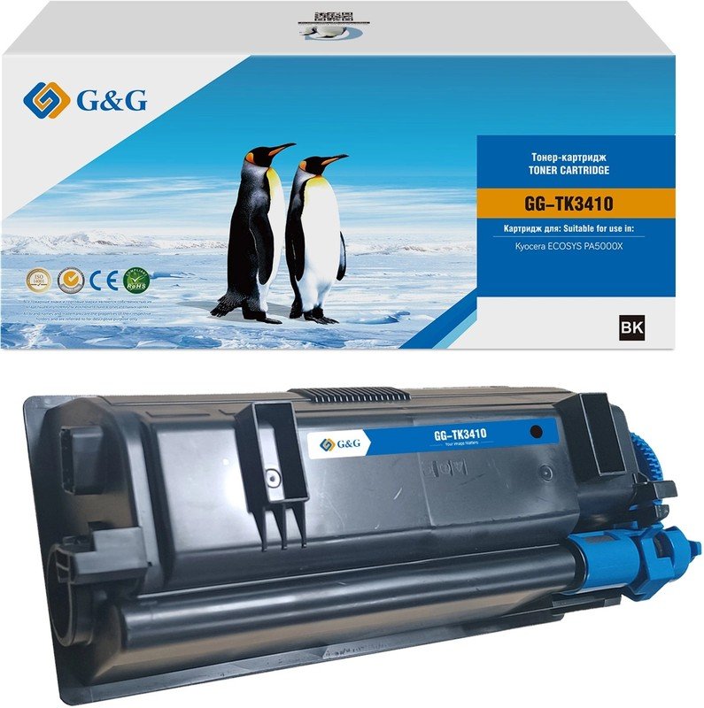 Картридж лазерный G&G GG-TK3410 черный 15500стр для Kyocera Ecosys PA5000X