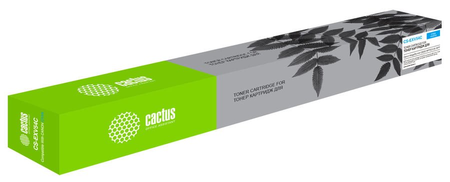 Картридж лазерный Cactus CS-EXV54C C-EXV54C голубой (8500стр.) для Canon ImageRunner C3025/C3025i MF