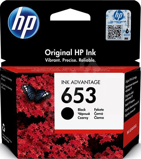 Картридж HP 3YM75AE#BHK 653 Black Original Ink Advantage Cartridge