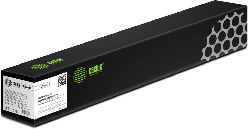 Картридж лазерный Cactus CS-EXV49BK C-EXV49 BK черный (36000стр) для Canon IR C3320/C3320i/C3325i/C3330i/C3500/C3520i MFP/C3525i MFP/C3530i MFP