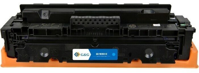 Картридж лазерный G&G GG-W2031X 415X голубой 6000стр для HP LJ M454/MFP M479