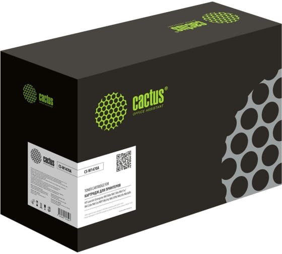 Картридж лазерный Cactus 147A CS-W1470A W1470A черный 10500стр для HP LaserJet M611dn/M612dn/M634dn/M634h