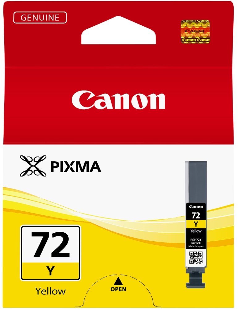 Картридж струйный Canon PGI-72Y 6406B001 желтый (377стр.) для Canon PRO-10