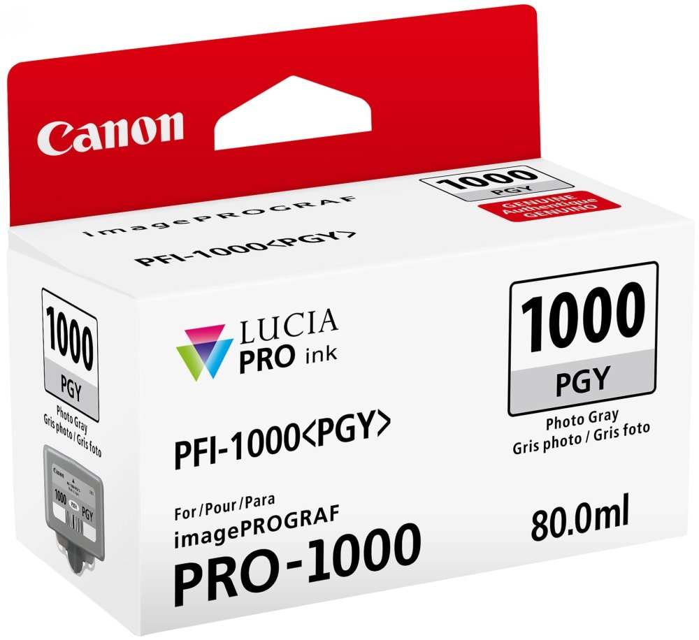 Картридж струйный Canon PFI-1000 PGY 0553C001 фото серый для Canon Pixma MG5740/MG6840/MG7740