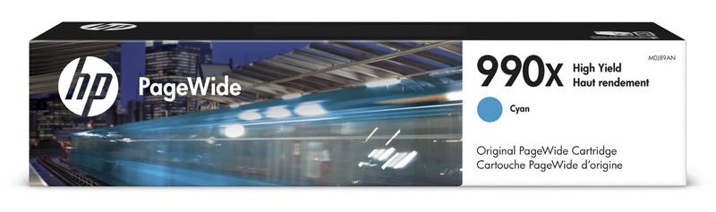 Картридж струйный HP 911X M0J90AE голубой (16000мл) для HP PW Pro 755/772/777