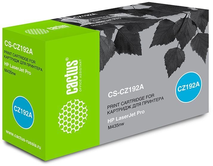 Тонер Картридж Cactus CS-CZ192A черный, для HP LaserJet Pro M435nw (12000стр.) (аналог CZ192A)