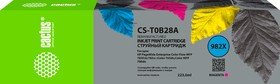 Картридж струйный Cactus CS-T0B28A 982X пурпурный 223мл для HP PageWide 765dn/780 Enterprise Color