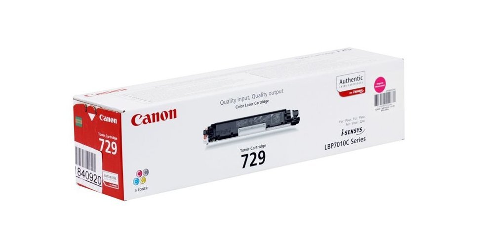 Картридж Canon Cartridge 729M (4368B002) Magenta пурпурный, 1000 стр., для LBP-7010C/7018C