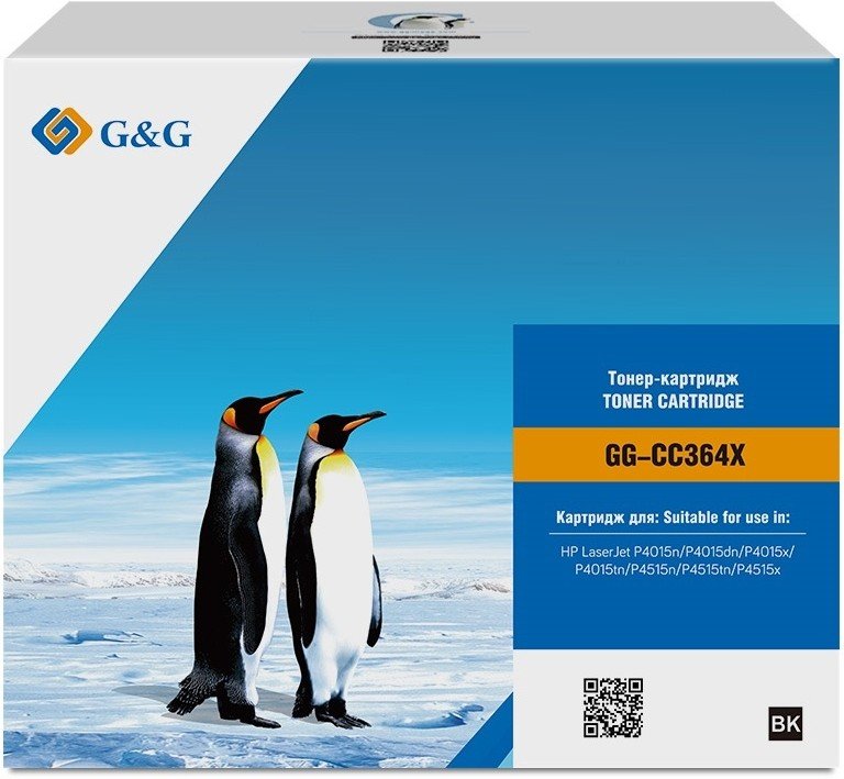 Картридж лазерный G&G GG-CC364X черный 24000стр для HP LJ P4015/P4515