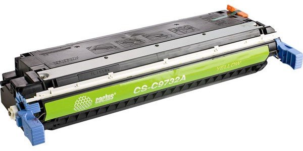 Картридж лазерный Cactus CS-C9732A желтый (12000стр.) для HP CLJ 5500/5550
